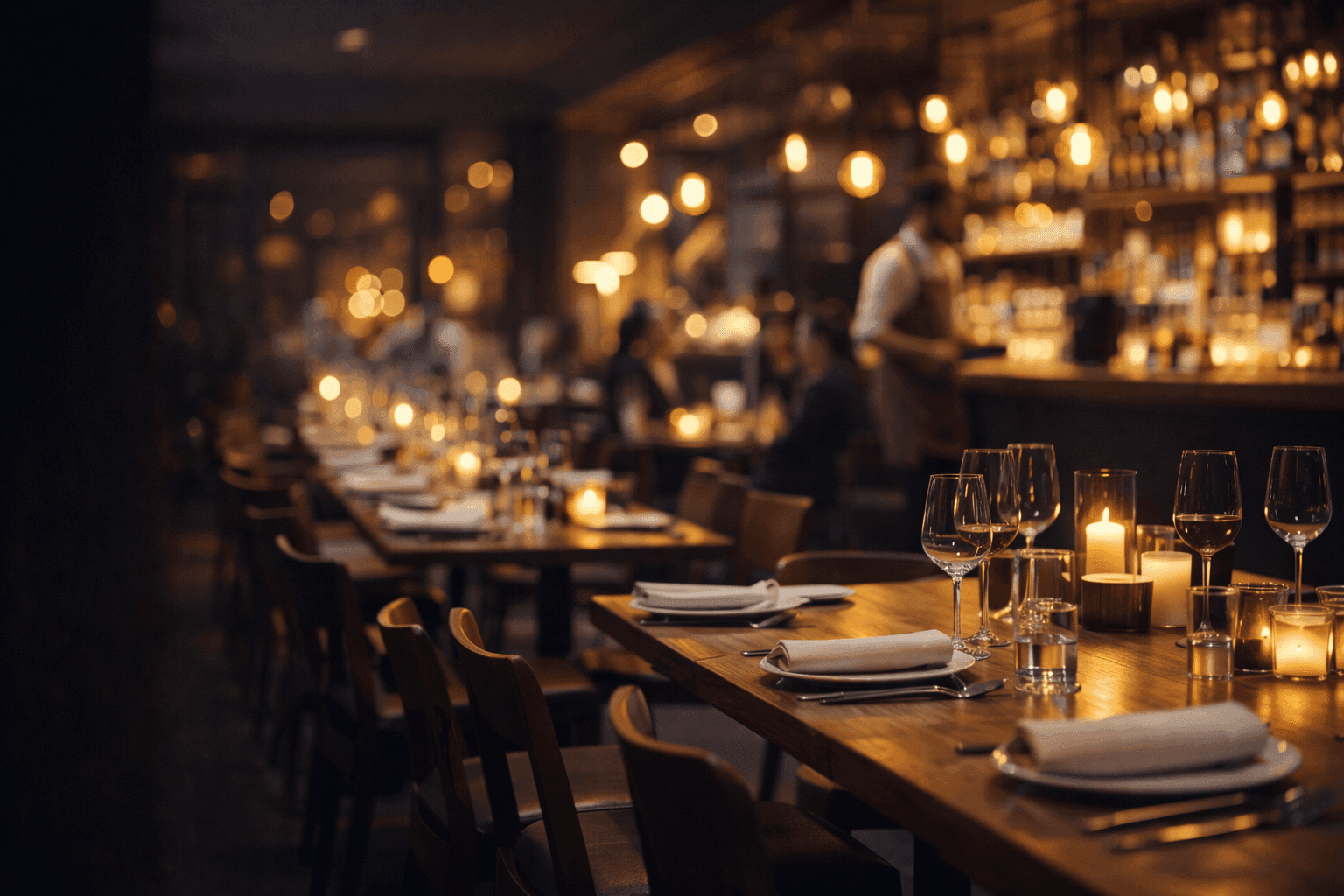 Ilustracja restauracji